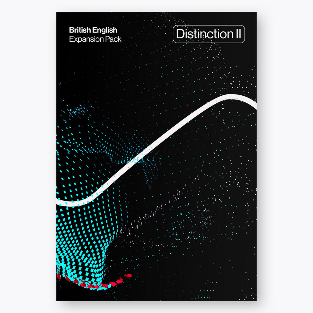 Distinction 2 - British Audio【イギリス英語版音声】【変換表付き】