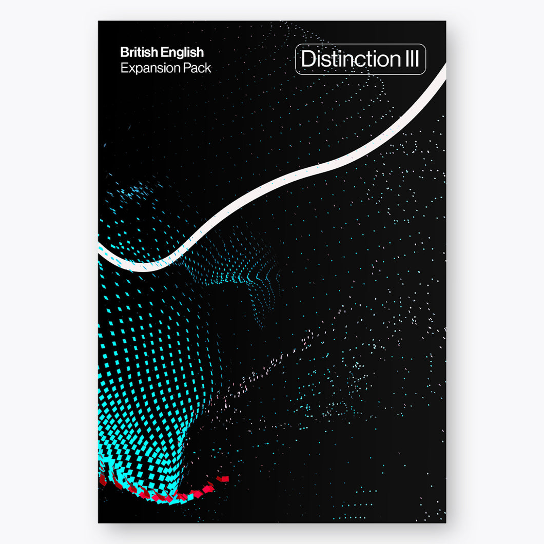 Distinction 3 - British Audio【イギリス英語版音声】【変換表付き】